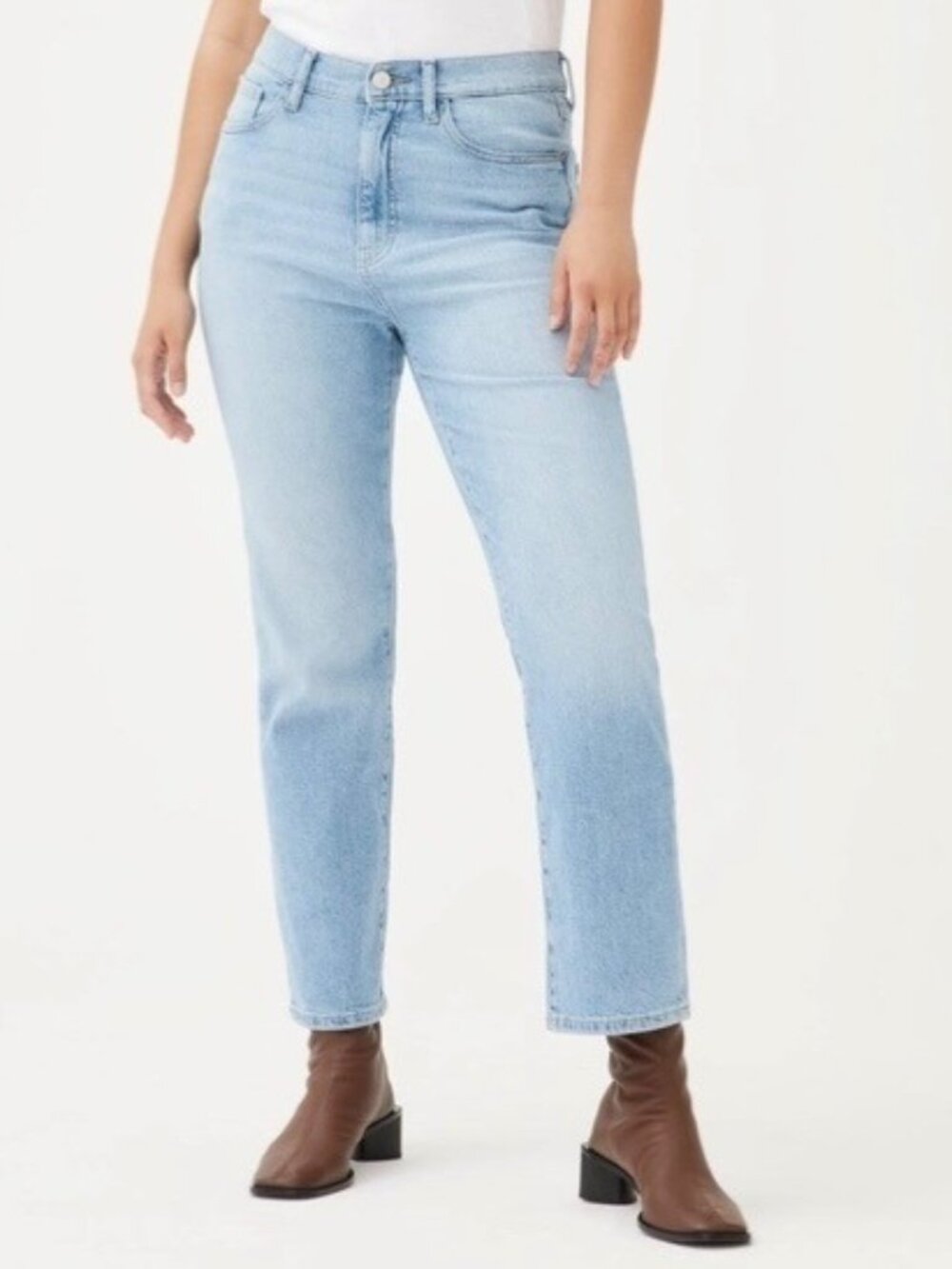 Warp + Weft Ase High Rise Straight Leg Jeans Size 28 in Forever Capsule Casual